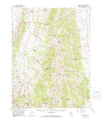 Download a high-resolution, GPS-compatible USGS topo map for Schell Peaks, NV (1970 edition)