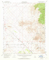 preview thumbnail of historical topo map of Clark County, NV in 1956