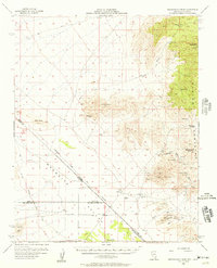 preview thumbnail of historical topo map of Clark County, NV in 1956