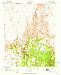 Download a high-resolution, GPS-compatible USGS topo map for Silent Canyon, NV (1958 edition)