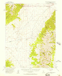 Download a high-resolution, GPS-compatible USGS topo map for South Shoshone Peak, NV (1957 edition)