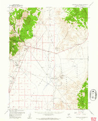 Download a high-resolution, GPS-compatible USGS topo map for Spencer Hot Springs, NV (1961 edition)