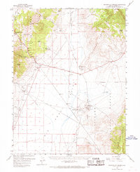 Download a high-resolution, GPS-compatible USGS topo map for Spencer Hot Springs, NV (1968 edition)