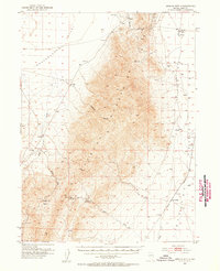 preview thumbnail of historical topo map of Elko County, NV in 1953