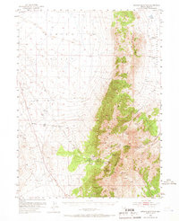 Download a high-resolution, GPS-compatible USGS topo map for Spruce Mountain, NV (1966 edition)