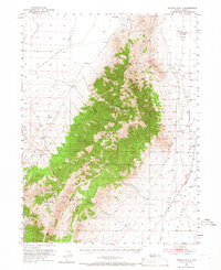 Download a high-resolution, GPS-compatible USGS topo map for Spruce Mtn 4, NV (1966 edition)