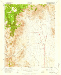 Download a high-resolution, GPS-compatible USGS topo map for Tippipah Spring, NV (1958 edition)