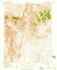 Download a high-resolution, GPS-compatible USGS topo map for Topopah Spring, NV (1958 edition)
