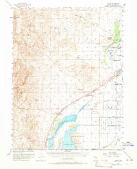 Download a high-resolution, GPS-compatible USGS topo map for Toulon, NV (1965 edition)