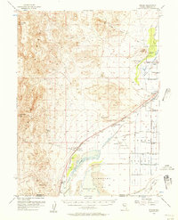Download a high-resolution, GPS-compatible USGS topo map for Toulon, NV (1957 edition)
