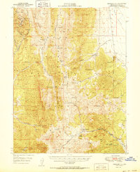 Download a high-resolution, GPS-compatible USGS topo map for Treasure Hill, NV (1950 edition)
