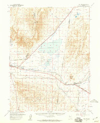 1957 Map of Fernley, NV, 1959 Print