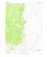 Download a high-resolution, GPS-compatible USGS topo map for Tybo, NV (1970 edition)