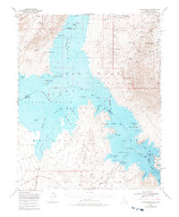 Download a high-resolution, GPS-compatible USGS topo map for Virgin Basin, NV (1988 edition)