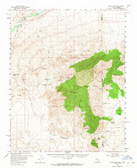 Download a high-resolution, GPS-compatible USGS topo map for Virgin Peak, NV (1964 edition)