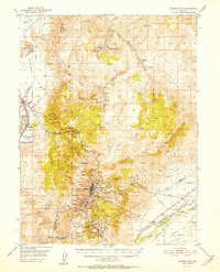 Download a high-resolution, GPS-compatible USGS topo map for Virginia City, NV (1952 edition)