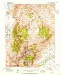 Download a high-resolution, GPS-compatible USGS topo map for Virginia City, NV (1955 edition)