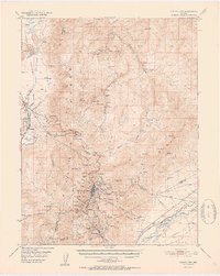 Download a high-resolution, GPS-compatible USGS topo map for Virginia City, NV (1952 edition)