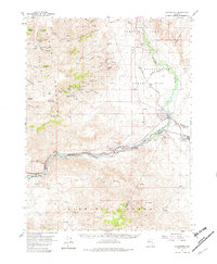 preview thumbnail of historical topo map of Wadsworth, NV in 1957