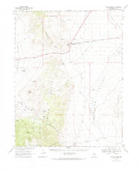 Download a high-resolution, GPS-compatible USGS topo map for Warm Springs, NV (1971 edition)