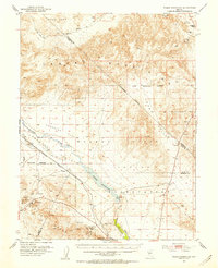 preview thumbnail of historical topo map of Lyon County, NV in 1951