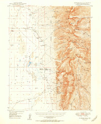 Download a high-resolution, GPS-compatible USGS topo map for Wheeler Peak, NV (1950 edition)