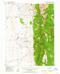 1948 Map of White Pine County, NV, 1961 Print