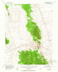 Download a high-resolution, GPS-compatible USGS topo map for Whistler Mtn, NV (1964 edition)