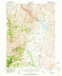 Download a high-resolution, GPS-compatible USGS topo map for Wild Horse, NV (1961 edition)