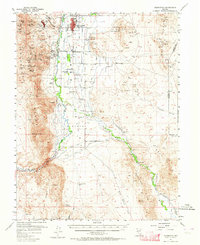 Download a high-resolution, GPS-compatible USGS topo map for Yerington, NV (1964 edition)