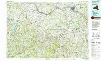 Download a high-resolution, GPS-compatible USGS topo map for Amsterdam, NY (1993 edition)