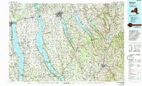 Download a high-resolution, GPS-compatible USGS topo map for Auburn, NY (1993 edition)