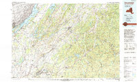 preview thumbnail of historical topo map of St. Lawrence County, NY in 1985