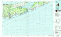 preview thumbnail of historical topo map of Suffolk County, NY in 1984