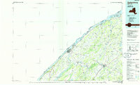 preview thumbnail of historical topo map of Ogdensburg, NY in 1985