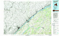 Download a high-resolution, GPS-compatible USGS topo map for Ogdensburg, NY (1993 edition)