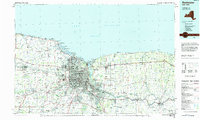 Download a high-resolution, GPS-compatible USGS topo map for Rochester, NY (1984 edition)