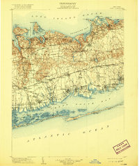 1904 Map of Islip, 1920 Print