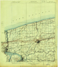 1899 Map of Niagara, 1925 Print