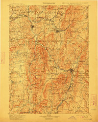 preview thumbnail of historical topo map of Rensselaer County, NY in 1900