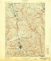 1905 Map of Watkins Glen