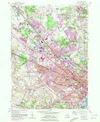 Download a high-resolution, GPS-compatible USGS topo map for Albany, NY (1981 edition)