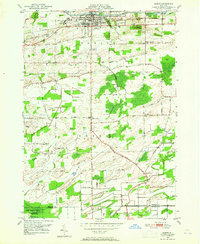 preview thumbnail of historical topo map of Albion, NY in 1950