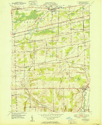 Download a high-resolution, GPS-compatible USGS topo map for Alexander, NY (1951 edition)