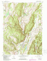preview thumbnail of historical topo map of Dutchess County, NY in 1958