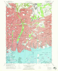 Download a high-resolution, GPS-compatible USGS topo map for Amityville, NY (1971 edition)