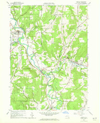 Download a high-resolution, GPS-compatible USGS topo map for Angelica, NY (1972 edition)