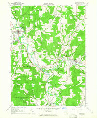 Download a high-resolution, GPS-compatible USGS topo map for Angelica, NY (1965 edition)