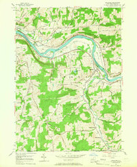 preview thumbnail of historical topo map of Apalachin, NY in 1956