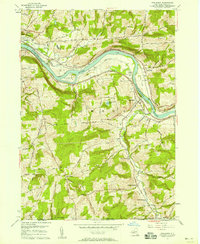 preview thumbnail of historical topo map of Apalachin, NY in 1956